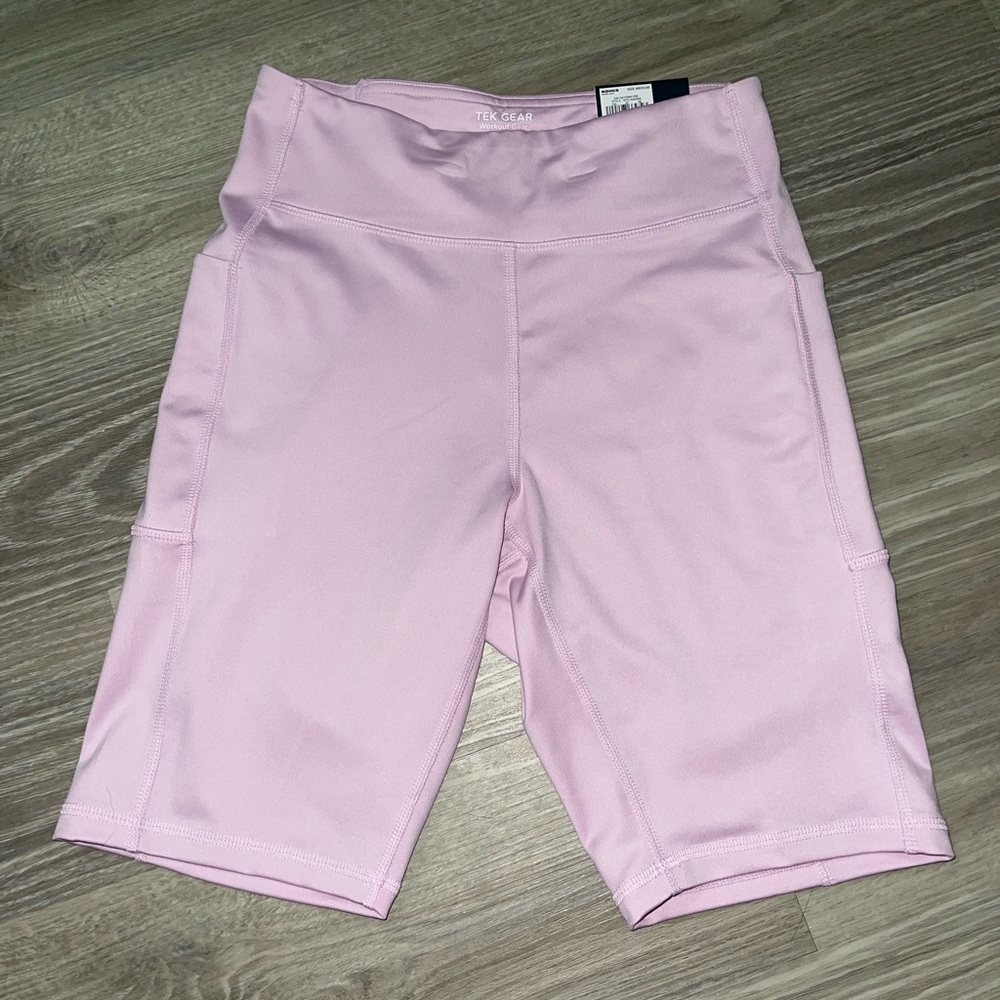 light pink/purple biker shorts brand new